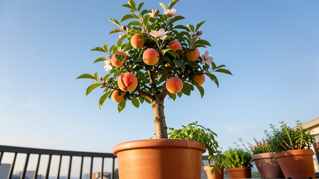 Dwarf Peach Tree