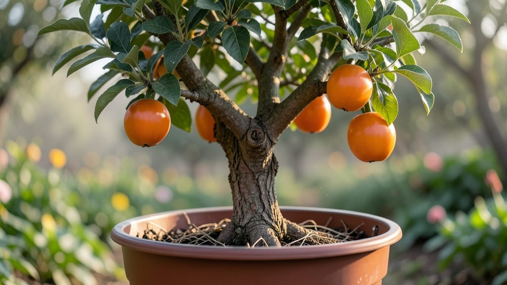 Dwarf Persimmon Trees for Small Spaces