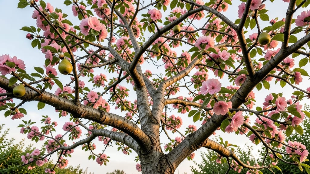 Spencer Plum Pear Tree for Dual Harvests