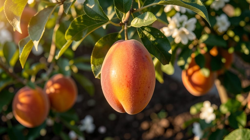 Peaches with Plum-Like Skin