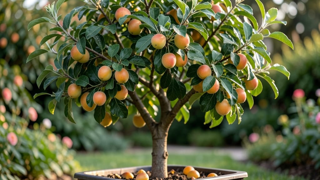 Dwarf Plum Tree (Santa Rosa)