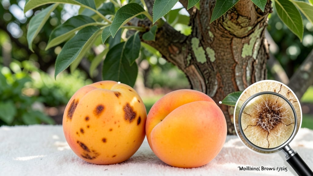 Brown Spots on Apricot Fruit: Fungal Blight Cure With Organic Sprays