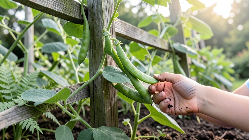 Sugar Snap Peas for Quick Harvests