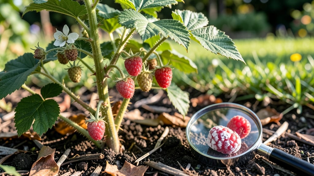 White Spots on Raspberry Fruit: Fungal Mildew Fix in 3 Steps