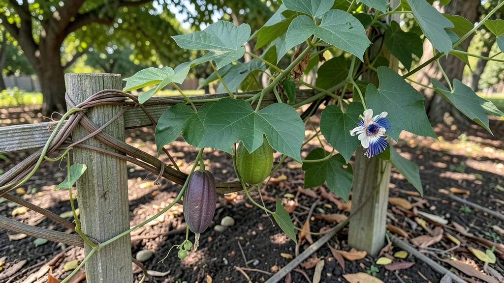 Blue Crown Passion Flower Fruit: Tropical Vine Mastery for Year-Round Blooms
