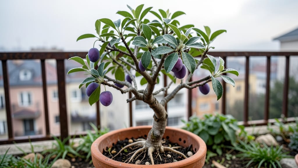 Miniature Plum Trees for Balconies