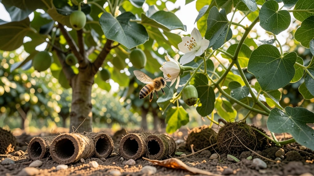 Solitary Bees for Fig and Kiwi Vines