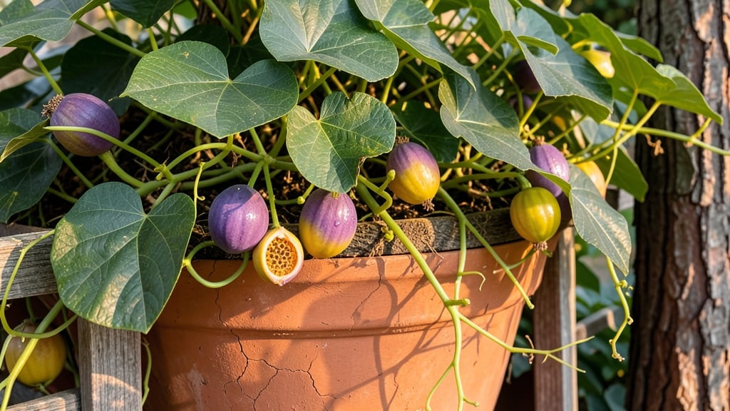 Tropical Passion Fruit Vines