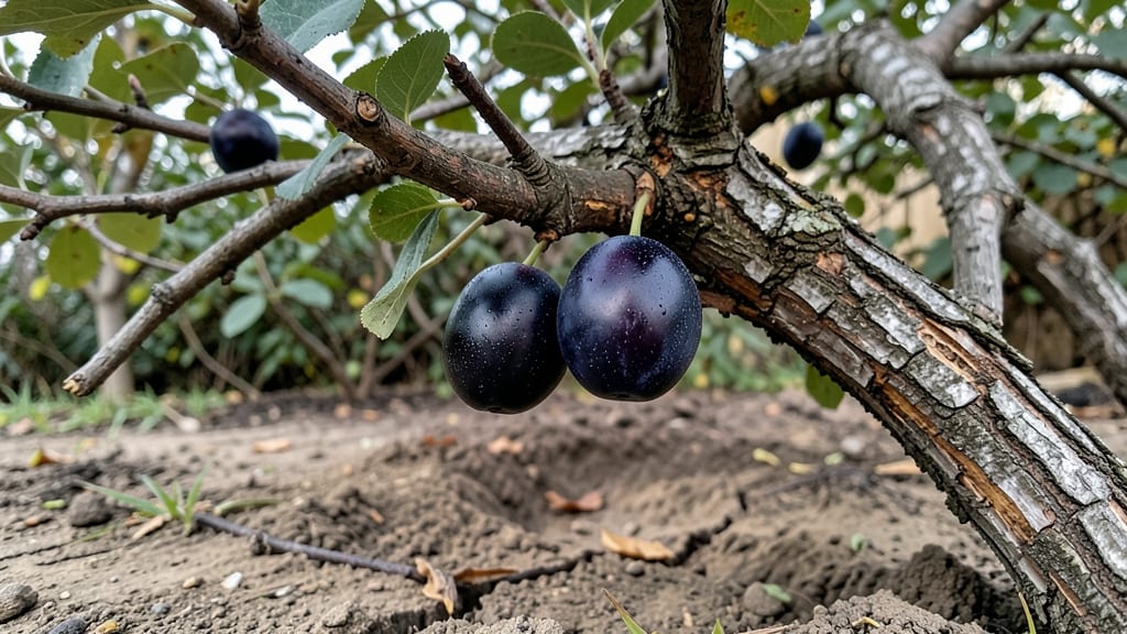 Black Plums (Prunus nigra)