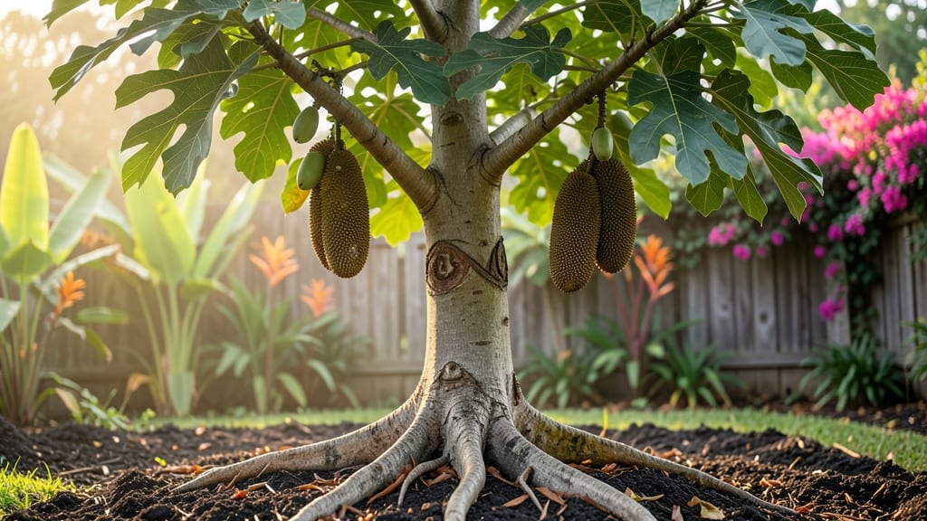 Grafted Jackfruit Tree: Year-Round Harvest Through Strategic Pruning Cuts