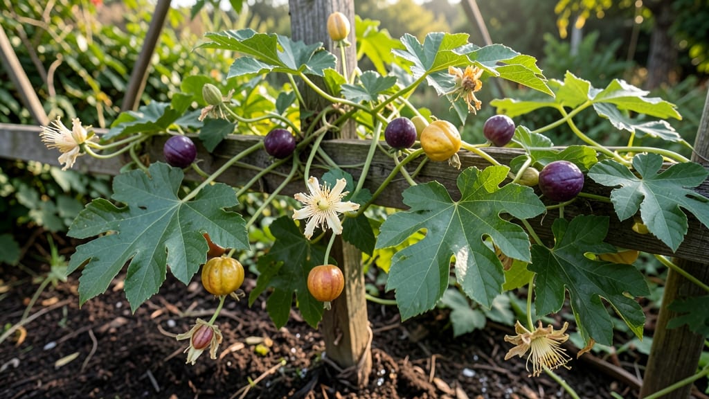 Fruiting Passionfruit Vine: Tropical Abundance in Containers With Minimal Care