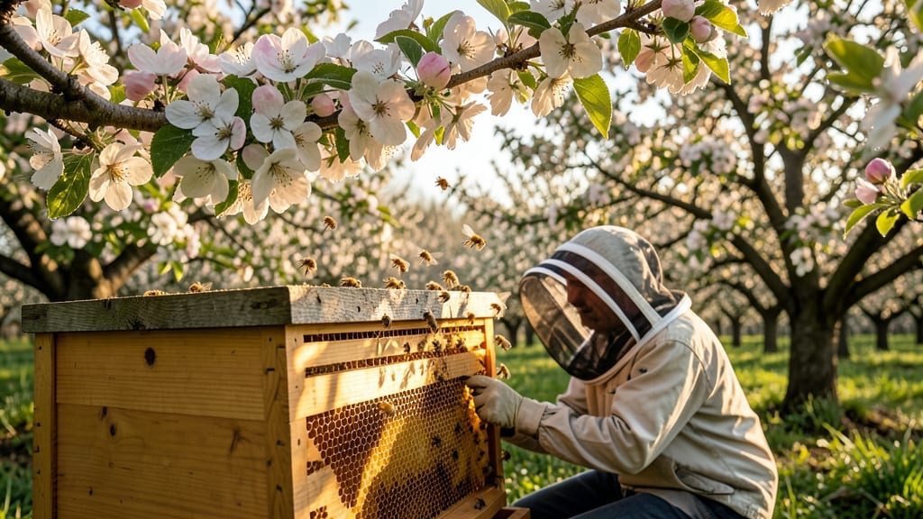 Honey Bees for Apple and Pear Trees