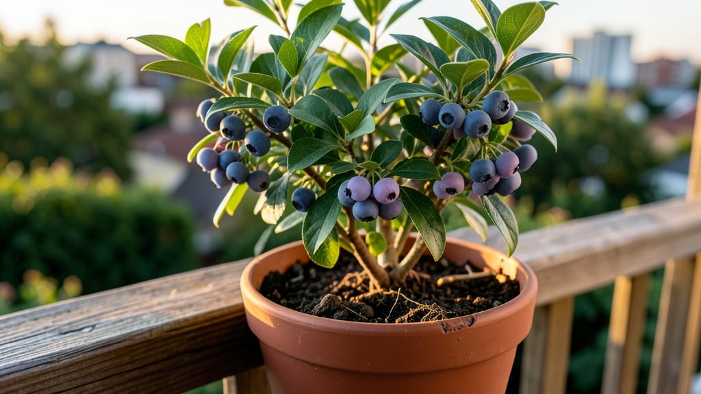 Dwarf Blueberries in Acidic Soil