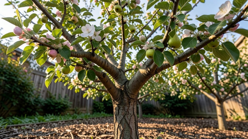 Apple and Pear Dual-Grafted Trees