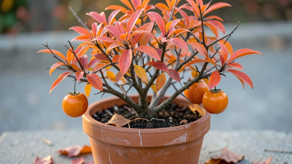 Thorny Persimmon Varieties in Pots