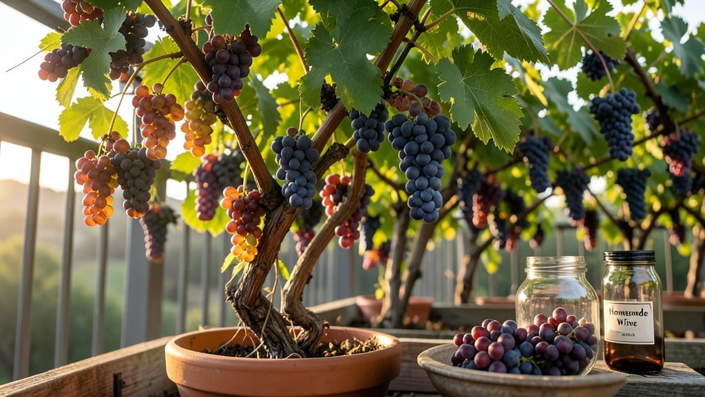 Delicate Grapes for Wine