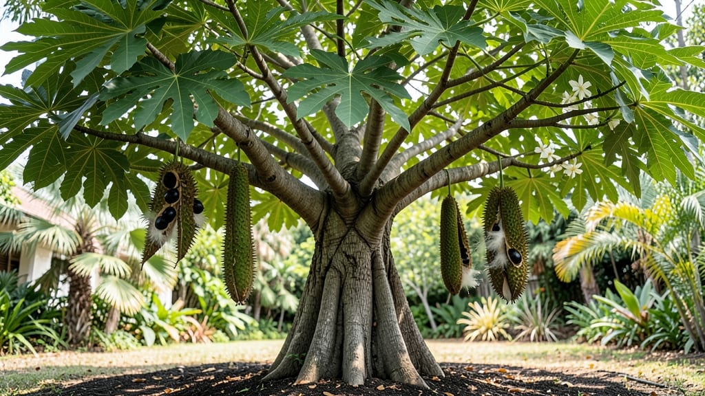 Silk Cotton Tree Fruit: Pruning for Maximum Pod Production