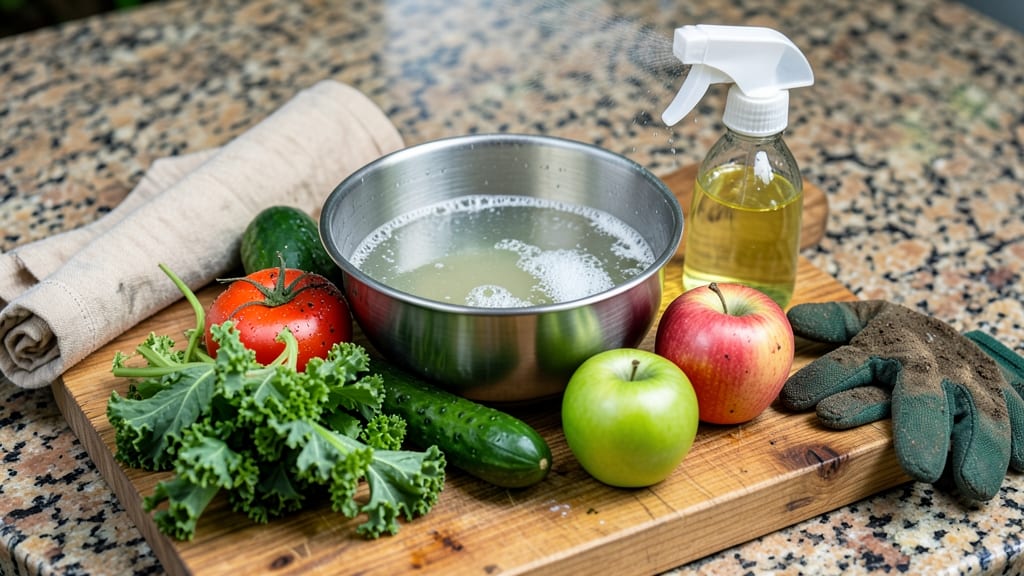 Harvest Pure Fruit And Vegetable Wash: Non-Toxic Rinse That Removes 99% of Pesticides