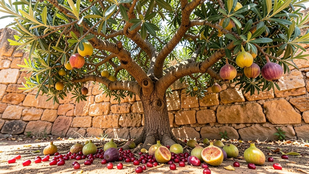 Pomegranate-Fig Multigraft Trees