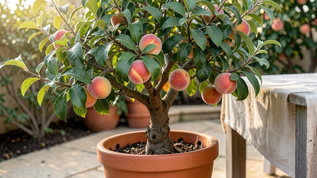 Patio Peach Tree (Dwarf Nemaguard)