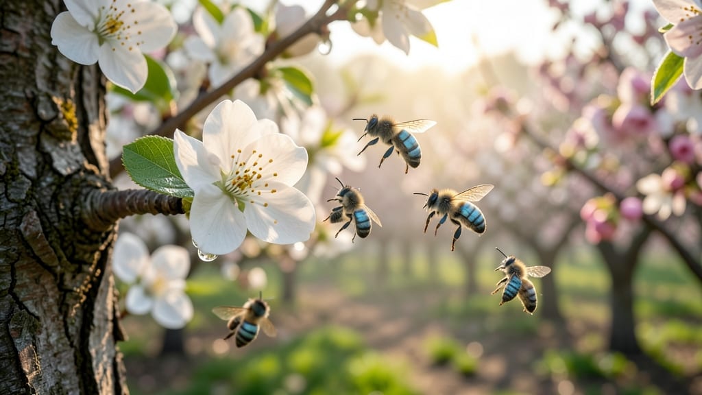 Mason Bees for Stone Fruits and Almonds