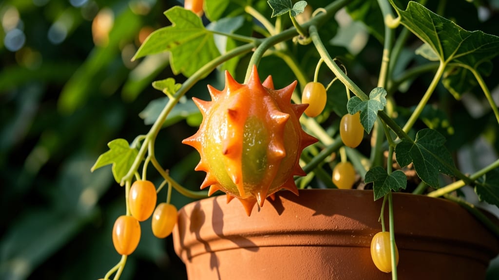 Kiwano Horned Melon Clusters