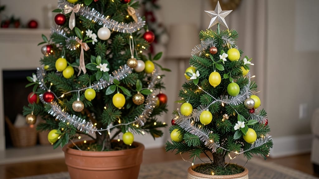 Fruit Christmas Tree: Year-Round Edible Ornament With Minimal Pruning