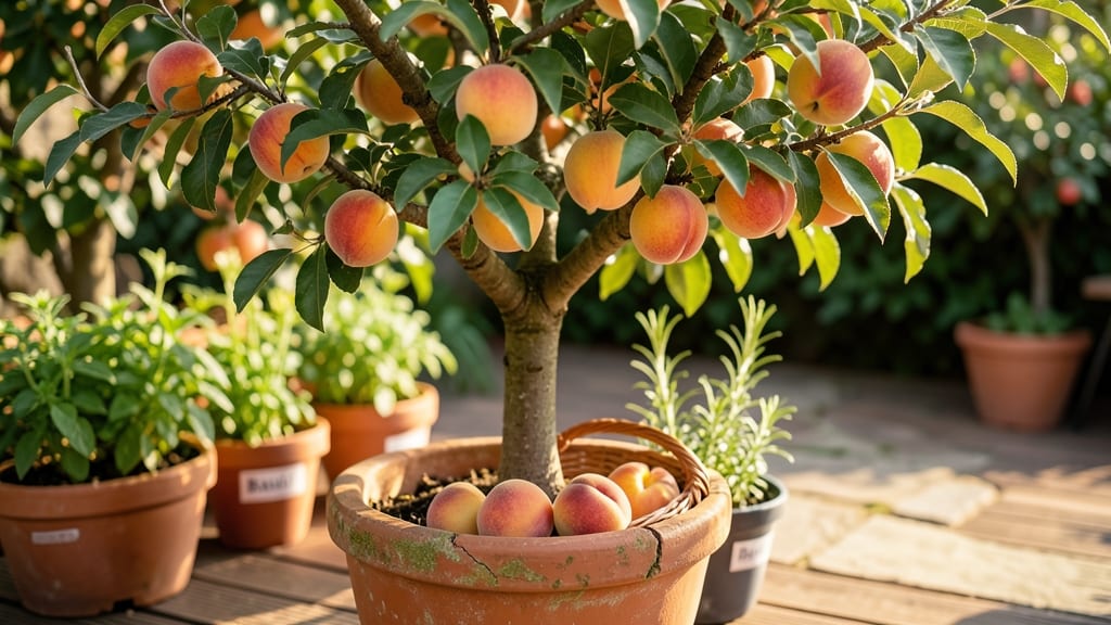 Dwarf Peach Trees (Patio Varieties)