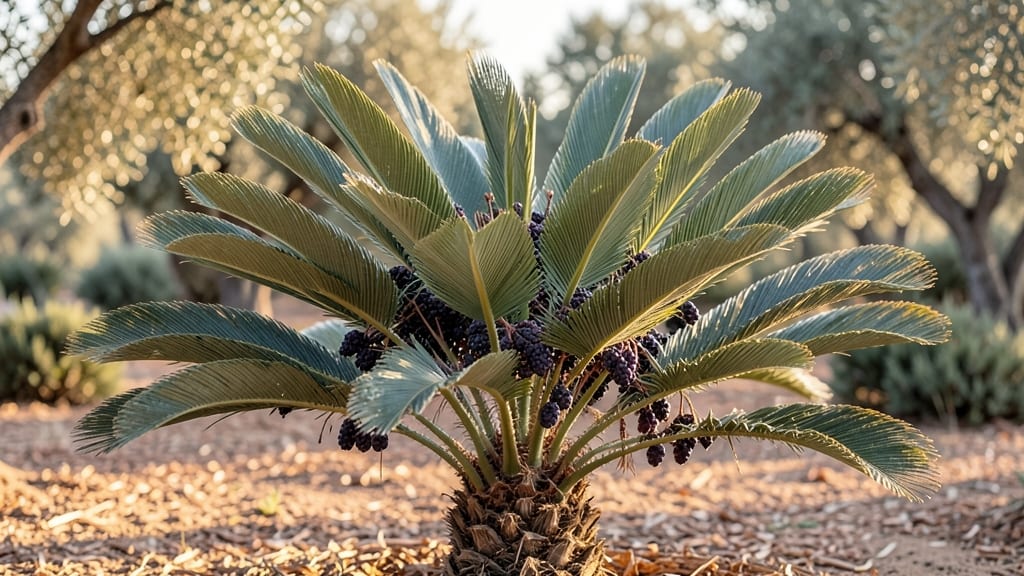 European Fan Palm Fruit Growing Guide: Tropical Vine Thrives in Containers