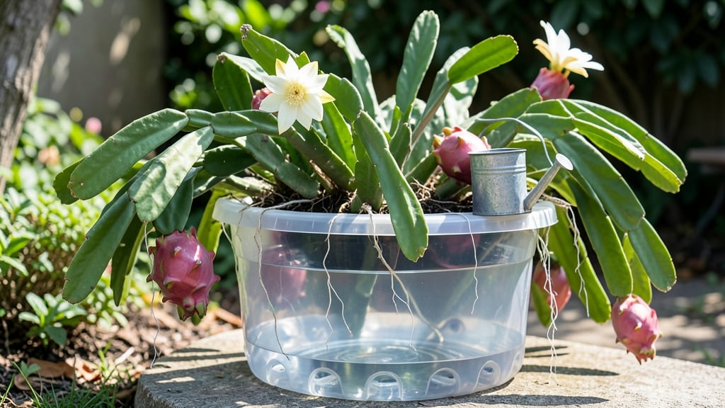 Dragon Fruit Rolling Planter: Self-Watering Growth Without the Hassle