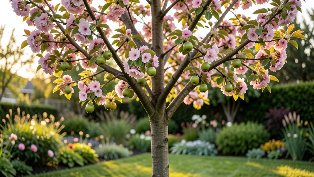 Crabapple Trees With Edible Green Fruit