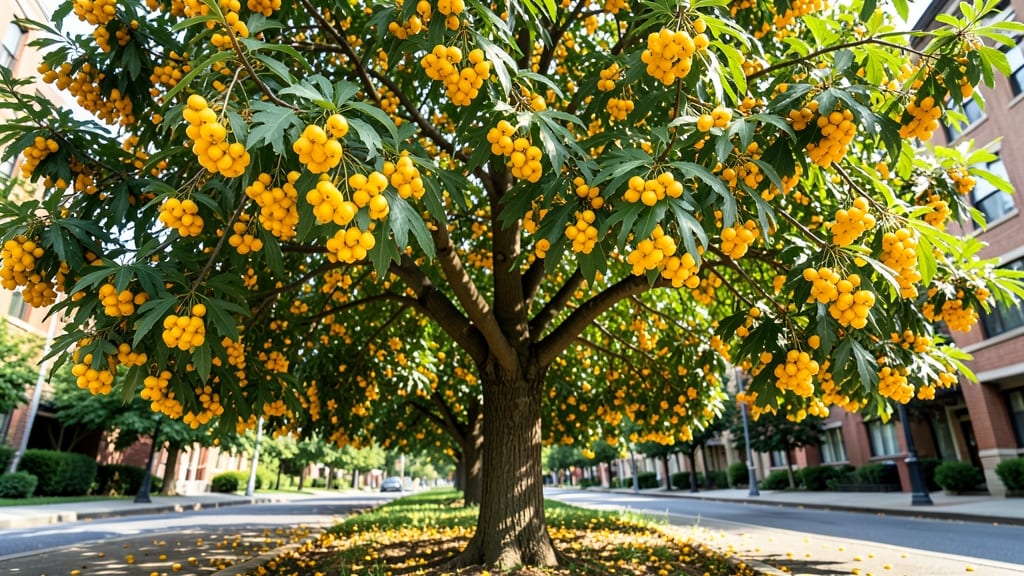 Golden Rain Tree Berries